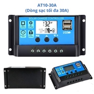 Điều Khiển Sạc Năng Lượng Mặt Trời TEKI PWM 30A 12V 24V Solar Charge Controller