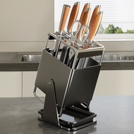 Knife Rack Kitchen Household Countertop Kitchen Knife Integrated Knife Holder Storage Rack Storage R