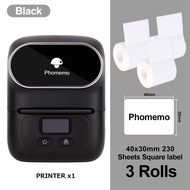Phomemo M110 Label Maker Bluetooth Thermal Sticker Label Printer Apply to Clothing Jewelry Retail Ma