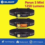 New Olight Perun 3 Mini 1250 Lumens Headlamp & Flashlight with Red and White Light