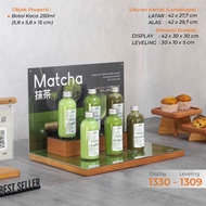 INPI HOUSE Counter, POS Display - Matcha Bottle Product Exhibition Display, Exhibition, etc.