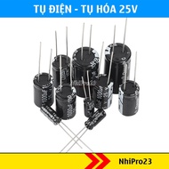 25V capacitor - Multi-value polarized capacitor