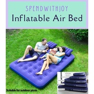 【SpendWithJoy】King Size Inflatable Air Bed Air Mattress Twin Double Queen Size Katil Tilam Angin Cam