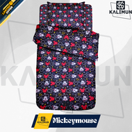 Sarung Kasur Busa Resleting 90x200x5 90x200x10 90x200x20 No 4 Motif Karakter Dan Polos Aesthetic