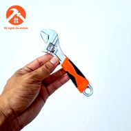 6in 15cm mini wrench opens screws up to 20mm, sturdy rubber-coated handle
