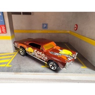 Hot Wheels 67 Pontiac GTO Cocoa Puffs Cereal Brown Mattel Hotwheels Loose