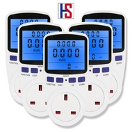 Electricity Usage Monitor Plug Power Meter Energy Watt Voltage Amps Meter with Digital LCD Display M