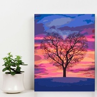 就愛你 創意數字油畫 【風景畫 】