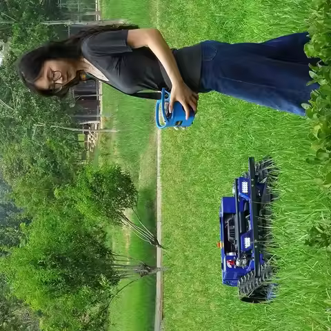 Customized Remote Control Lawn Mower 500mm Lawn Mower Robot With Low Price