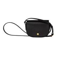 Longchamp Official Store Women Cross Body Shoulder Bag EPURE Series Leather Mini Saddle Bag Flip Sna