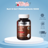 Nutri D-Day PREMIUM Biotin 10000 giảm rụng tóc gãy tóc kích thích mọc tóc cho tóc dày và khoẻ mạnh