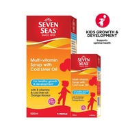 Good Value Mart Seven Seas Multivitamin Syrup with Cod Liver Oil 500ml + Free 100ml