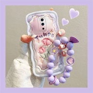 Violet Flower Phone Case OPPO Reno Girl Casing OPPO Reno2 Reno2F Soft Silicone Reno2Z Case