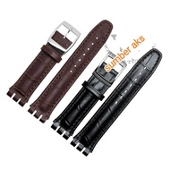 Swatch Irony Chrono 19mm Leather Watch Strap Swatch 19mm Watch Strap