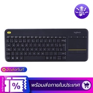 (Only English Letters) Logitech K400 Plus Wireless Touch TV Keyboard with Easy Media Control and Bui