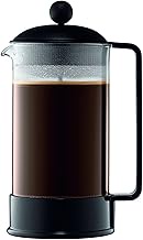 Bodum 1548-01US BRAZIL Coffee Maker, French Press Coffee Maker, Black, 34 Ounce (8 Cup)