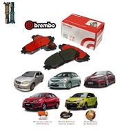 BREMBO 100% ORIGINAL ITALY BRAKE PAD - TOYOTA VIOS NCP42 2002~2007/VIOS NCP93 07-12/VIOS NCP150 13-1
