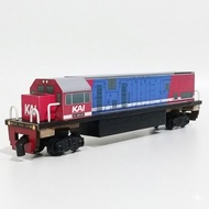 MERAH KAII CC 201 Miniature Locomotive Train Model in Red biru RNB TM