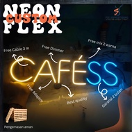 Custom Neon Flex Decorative Lights for 8-13 Letters (size 15cm,/ letters)