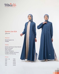 GAMIS NIBRAS LITE 024 / BAJU NIBRAS TERBARU / GAMIS BUSUI LONGDRESS GAMIS DAILY KEKINIAN 2025