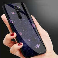 Softcase Glass Kaca Xiaomi Redmi Note 8 pro - Casing Hp Xiaomi Redmi Note 8 pro - C31- Pelindung hp - Case Handphone - Casing Handphone