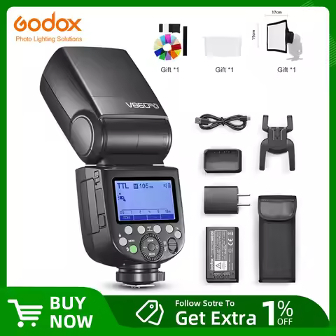 Godox V860III V860III-C V860III-N V860III-S Speedlite Camera Flash TTL HSS Flash for Canon Sony Niko