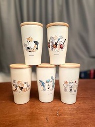減價！日本進口 大人氣Mofusand 帶蓋不銹鋼保溫杯