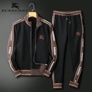 men's cotton tracksuit jogging suits with jacket & sport sets M-4XL H038