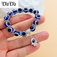 Hot sale original 925 sterling silver bracelet mens and womens blue eyes evil eye jewelry for friend