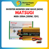 POWER INVERTER / PENGUBAH ARUS DC KE AC MATSUGI 350W/500W/1000W/2000W 12V DC TO 220V AC