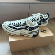 XVESSEL G.O.P.LoWs Paisey 帆布腰果花板鞋