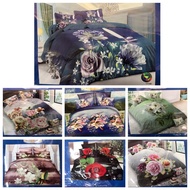 PKL Bedsheet 9D Queen Size / Cadar Queen 9D Size 6In1 / 250cm x 230cm