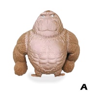 Decompression Artifact Gorilla Squishy Toys Slow Rising Silicone Toys TPR A7H4