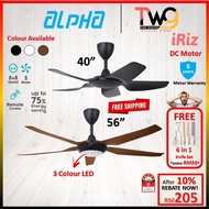 [FREE SHIPPING + GIFT ] Alpha Vannus iRiz Series Ceiling Fan - DC Motor 8 Speed With Remote Contro 5