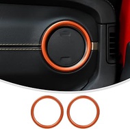 Linskip Dash Air Vent Rings Compatible with 2024 Jeep Wrangler JL 4XE & Gladiator JT Sport Rubicon S