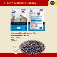 *NEW* ITUDIA Makanan Burung Molasses Pulut Hitam. Black Glutinous Rice Bird Seed 200g