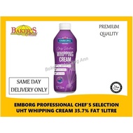 [SAME DAY DELIVERY ONLY] Emborg Professional Chef's Selection UHT Whipping Cream 35.7% Fat 1Litre