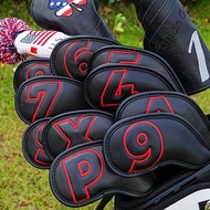 BINGO Golf Iron Cover 1 Set 10 Pieces Double-Sided Magnetic Closing Club