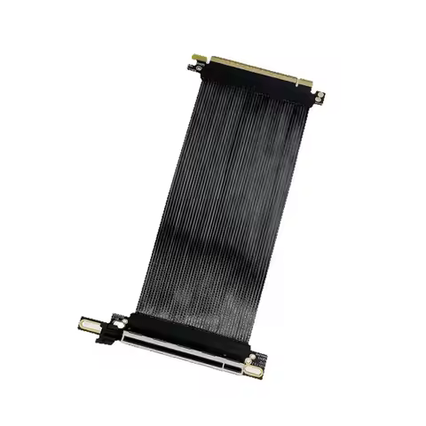 M67K-Pcie 5.0 X16 Riser Cable For NZXT H1 270° Reverse Right Angle Silver Plated Cable GEN 5/4 64GB/
