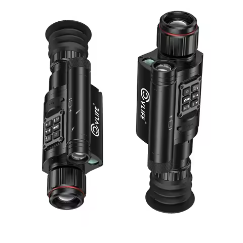 CVLIFE Smart Night Vision Rifle Scope with Class IIA/1MW Laser Rangefinder Day/Night Scopes with 108