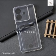 Oppo A3X Oppo A5i Oppo A3 NFC Oppo A3 Pro Oppo A38 4G Oppo A18 Clear Card Case Card Slot Case Oppo A