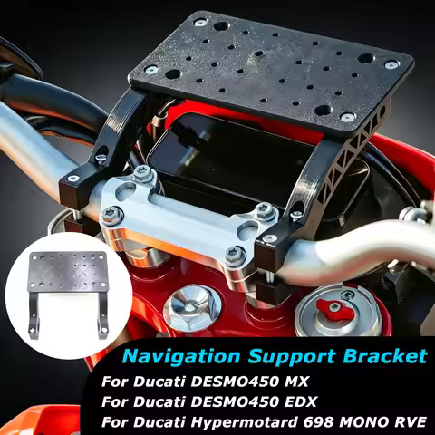 For Ducati DESMO450 MX 450EDX Hypermotard 698 MONO RVE Expansion GPS Mobile Phone Navigation Holder 