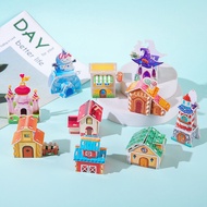 MINI 3D PUZZLE EDUCATIONAL TOY DIY HOUSE PUZZLE PALACE HOUSE