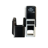 ตรายางหมึกในตัว ขนาด 12X12 mm หมายเลข 62 กรอบสี่เหลี่ยม