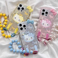 Colorful Cartoon Hello Kitty Cat Case For Realme 15 12 Pro 15 15T C85 C15X C73 5G 12 4G C15 Girl Cha