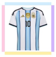 Youth Size 童裝 美斯 Messi 10號 阿根廷童裝波衫球衣連褲 三星連世界盃胸章 包印字印號