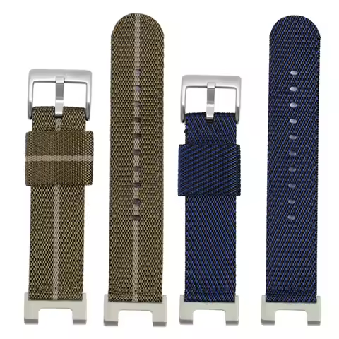 For Amazfit T-Rex Pro Huami Tyrannosaurus T Rex Outdoor Sports Nylon Canvas Watch Band Strap Smart W