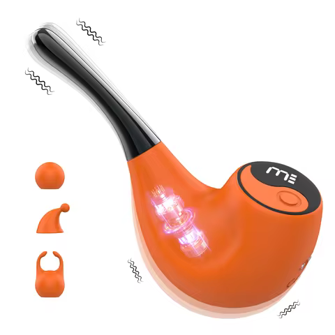 Pipe High Frequency Vibrator Nipple Clitoris G-spot Stimulator Vagina Massager Female Masturbator Ad