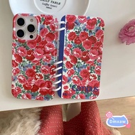 Cute Flowers Flip Cover For Samsung Galaxy A16 A36 A56 A06 A05s F05 M05 S24 S23 S22 S21 S20 Ultra FE