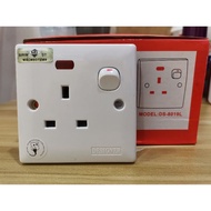 13A switch socket with neon Sirim 13a plug socket